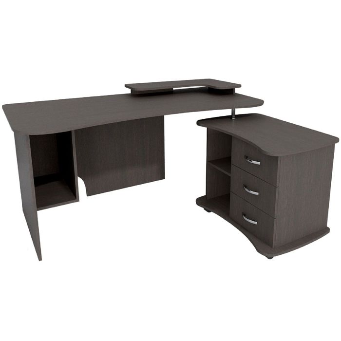 Стол компьютерный Карат-16 Правый Венге