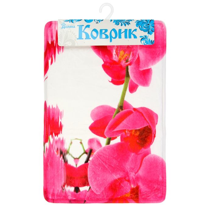 Коврик для ванной "Орхидея"