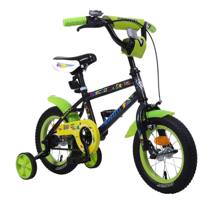 Велосипед 12" GRAFFITI Spector, 2017, цвет чёрный