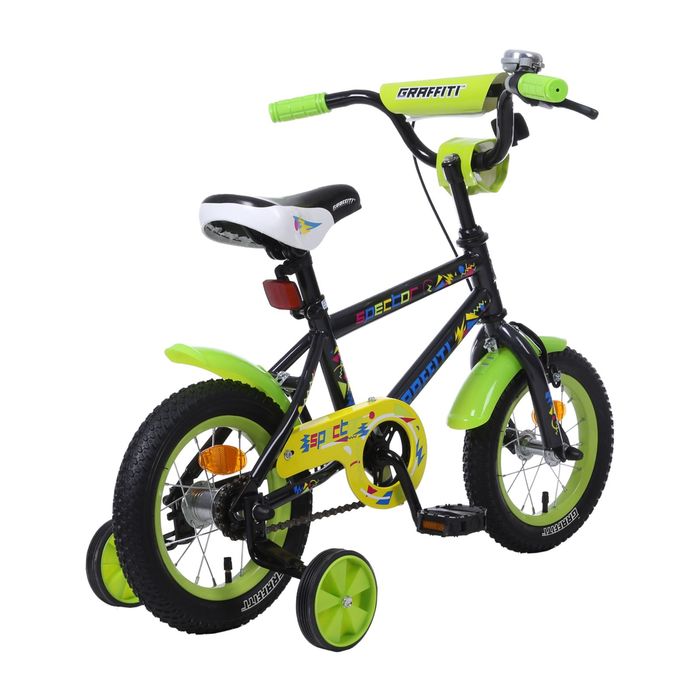 Велосипед 12" GRAFFITI Spector, 2017, цвет чёрный
