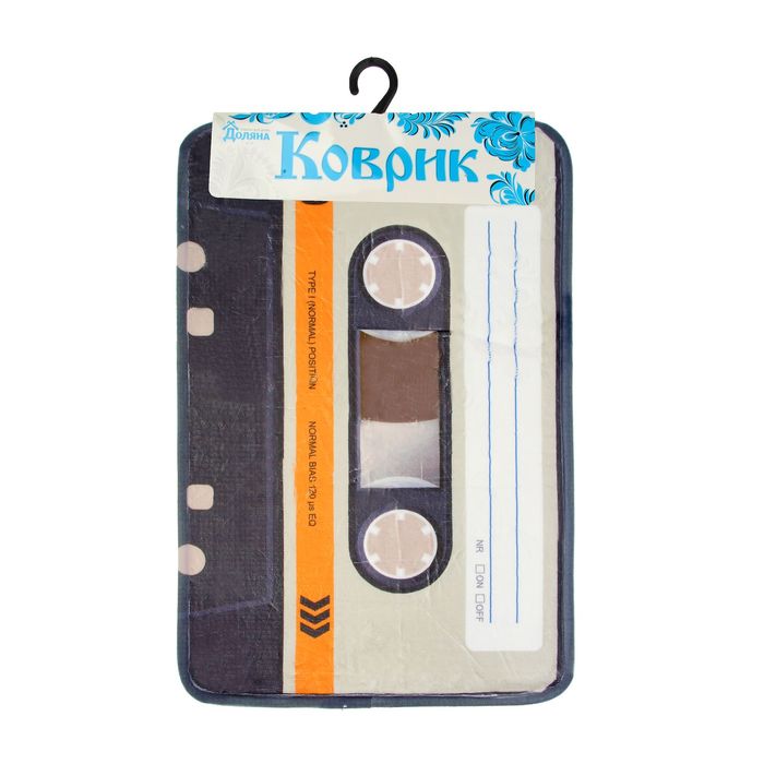 Коврик для ванной "Кассета"