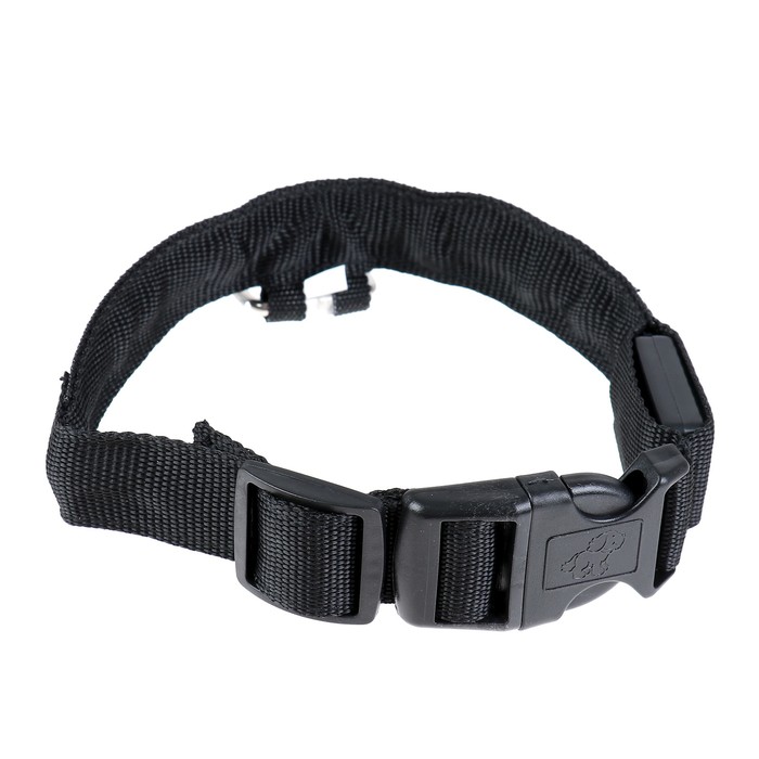 Ошейник с подсветкой, зарядка от USB, до 50 см, 3 режима свечения, черный