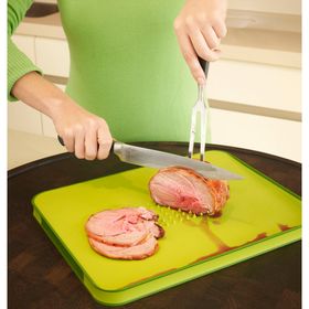 

Доска разделочная для мяса Joseph Joseph Cut Carve Plus, двухсторонняя, большая, зелёная