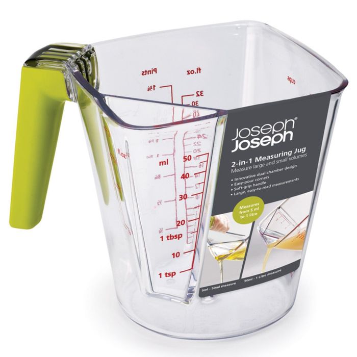 Мерный стакан с делениями 2 в 1 Joseph Joseph