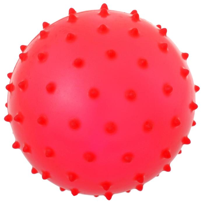 Мячик массажный, матовый пластизоль d=8 см, 15 г, цвет МИКС