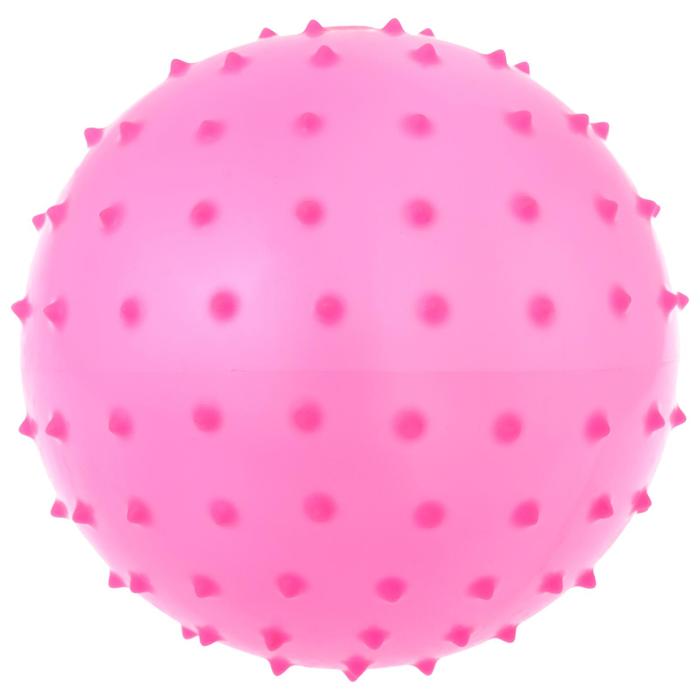 Мячик массажный, матовый пластизоль, d14 см, 30 г, МИКС