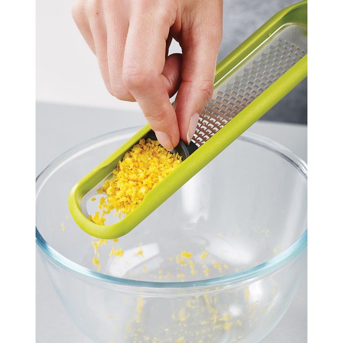 Терка для цедры Joseph Joseph Handi-Zest зелёная, с очистителем лезвия