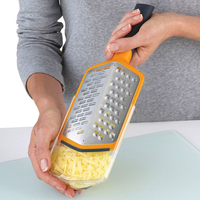 Тёрка Joseph Joseph Twist, оранжевая, регулируемая, с двумя лезвиями