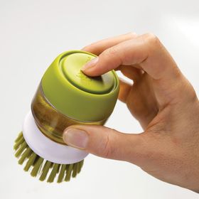 

Щётка с дозатором моющего средства Joseph Joseph Palm Scrub, зелёная