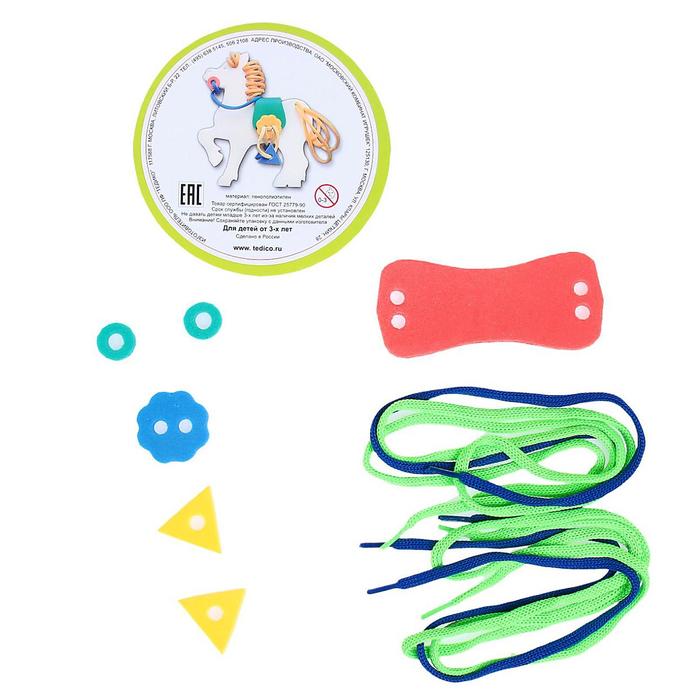 Шнуровка "Лошадка", МИКС