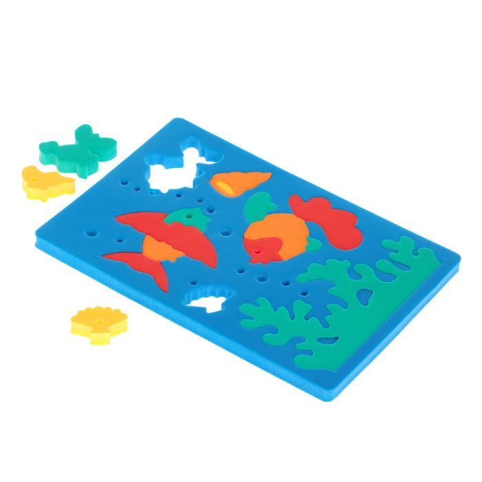 Мозаика мягкая "Рыбки", МИКС