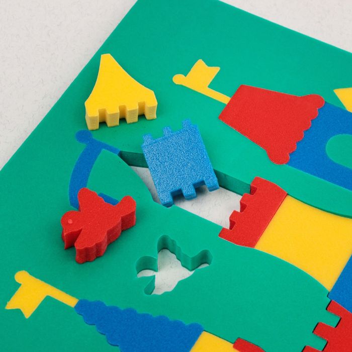 Мозаика мягкая "Замок", МИКС