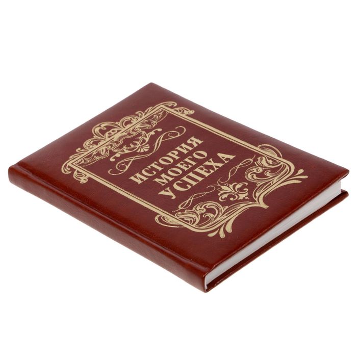 Ежедневник "История моего успеха", экокожа, 80 листов