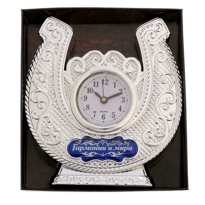 Часы настольные подкова "Гармонии и мира"