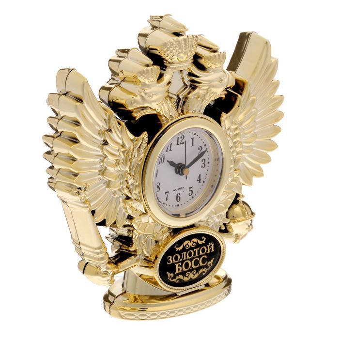 Часы настольные орел "Золотой босс"