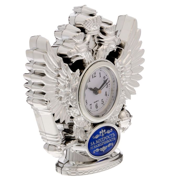 Часы настольные орел "За мудрость и находчивость"