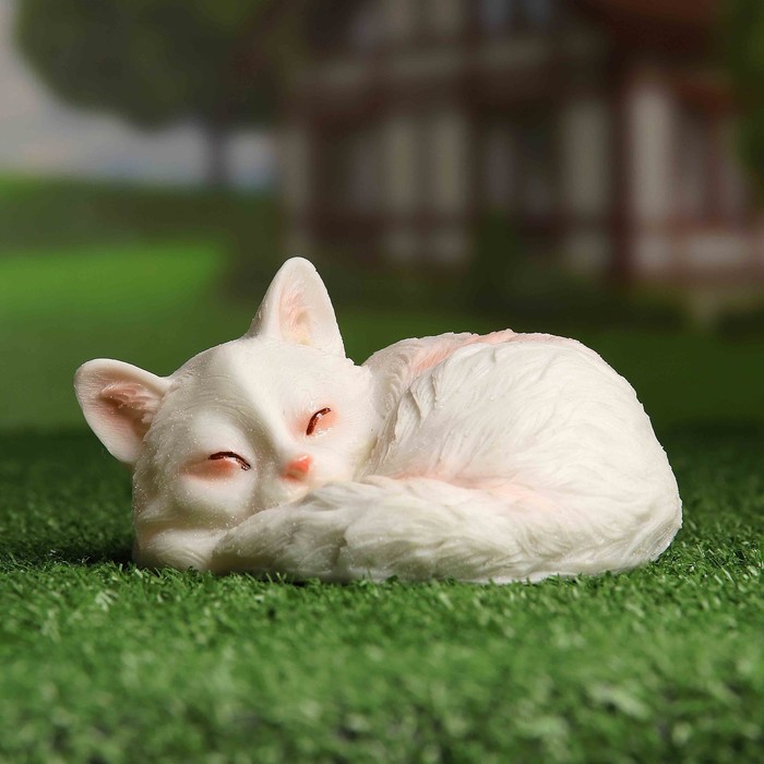 Садовая фигура "Кошка спящая" 12*14*8 см