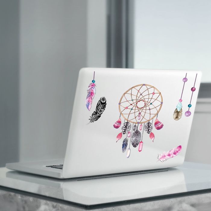 Наклейки для ноутбуков "Вдохновение",22 х 42 см.