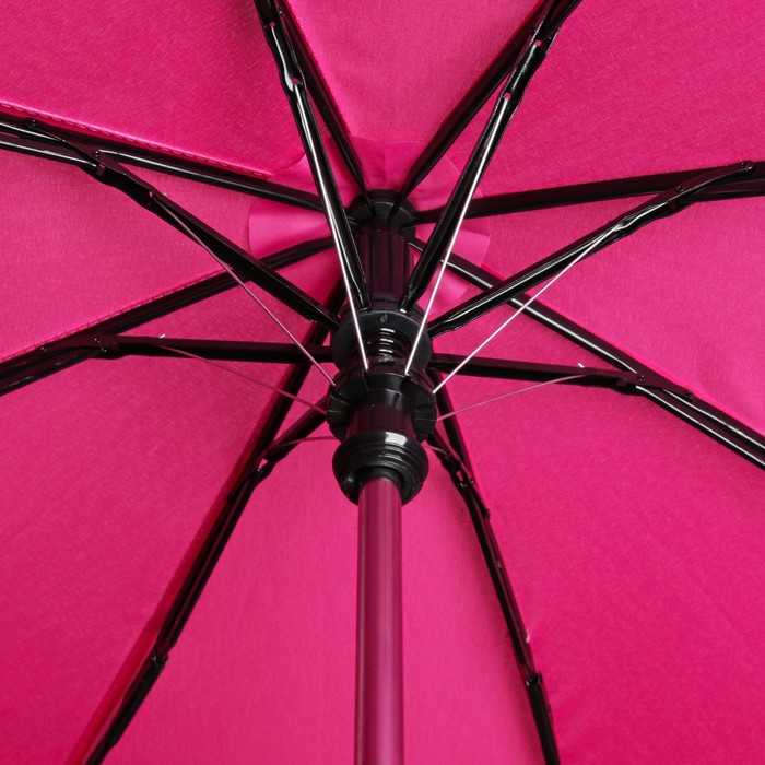 Зонт полуавтоматический "Одуванчики", R=55см, цвет малиновый