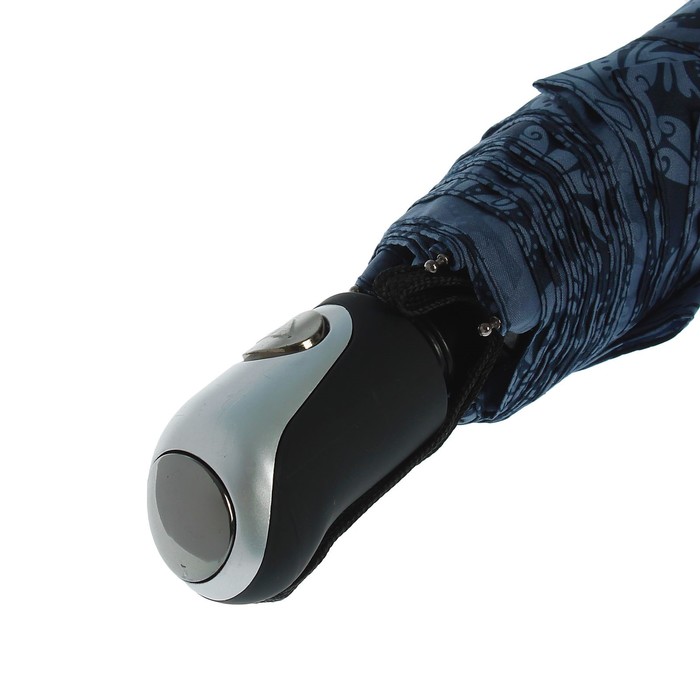 Зонт полуавтоматический "Огурцы", R=55см, цвет тёмно-синий