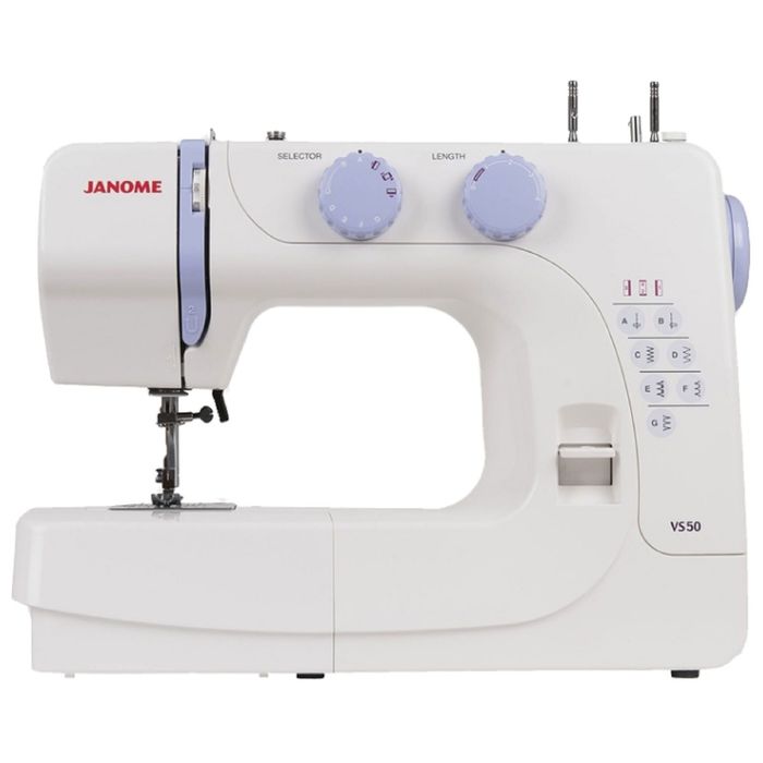 Швейная машина Janome VS 50, 8 операций, потайная, эластичная строчка