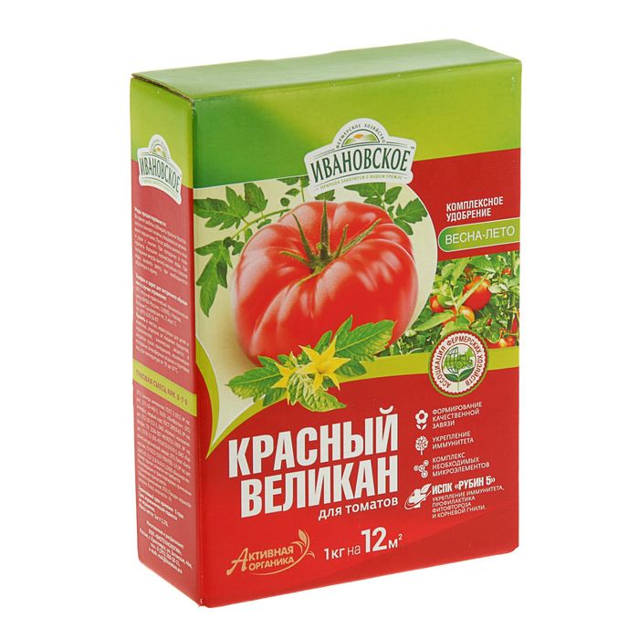 Удобрение "Красный великан" для томатов Ивановское, 1 кг
