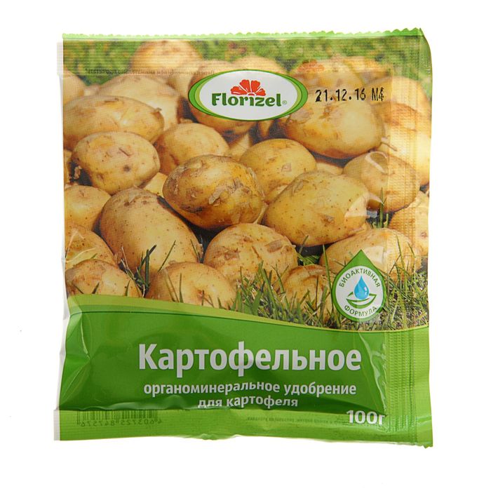 купить Удобрение органоминеральное Картофельное Florizel, 100 г