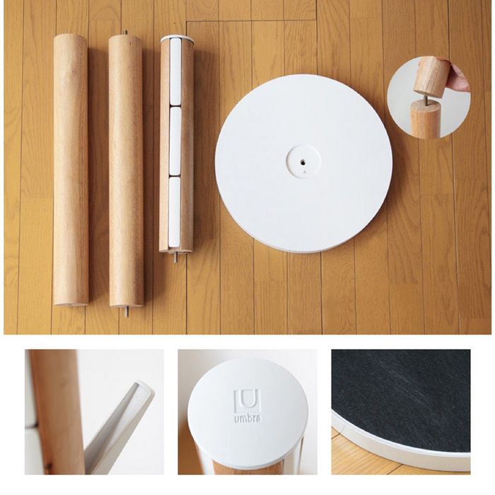 Вешалка FLAPPER, напольная, белая