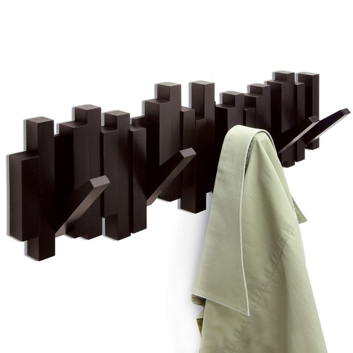 Вешалка настенная STICKS, эспрессо