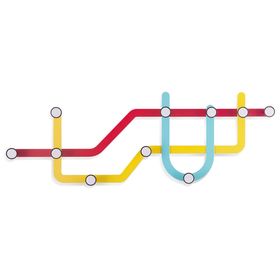 

Вешалка Subway, разноцветная