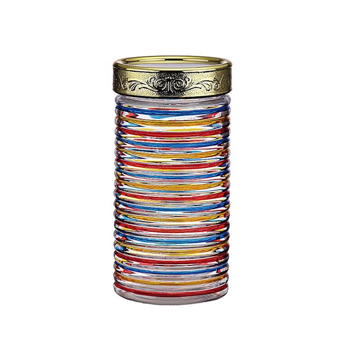 Банка "PH" Peterhof 2,2 л, 11,5×28 см, пастельные линии