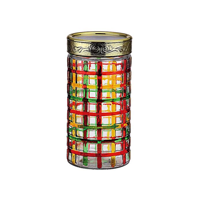 Банка "PH" Peterhof 2,2 л, 11,5×28 см, цветные линии