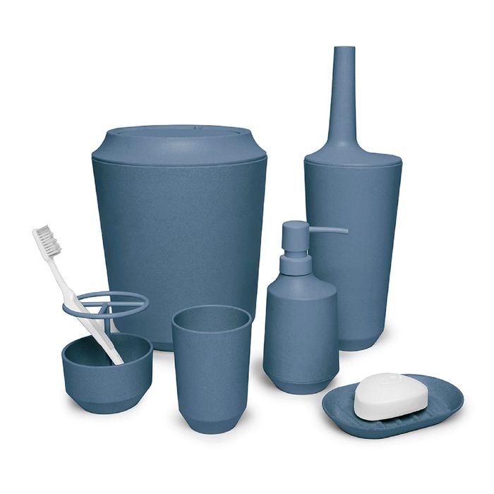 Стакан для зубных щёток FIBOO, дымчато-синий