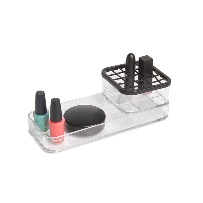 Органайзер 2-уровневый CARREL, средний, прозрачный