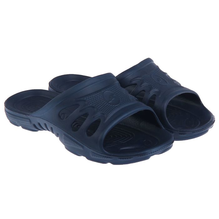 Сланцы подростковые для мальчика "Классика" (синий) (р. 35/36)