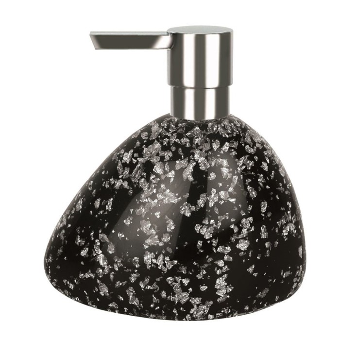 

Ёмкость для жидкого мыла ETNA GLITTER (пластик/чёрн).