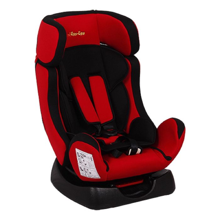 Автокресло KS-719, группа 0-1-2, с вкладышем, цвет чёрный/красный