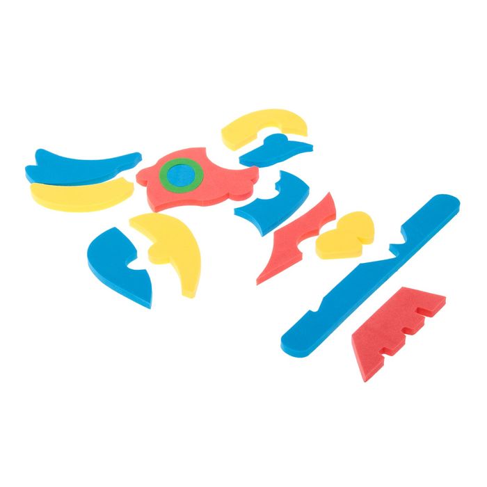 Пазлы «магнитики - попугай», МИКС