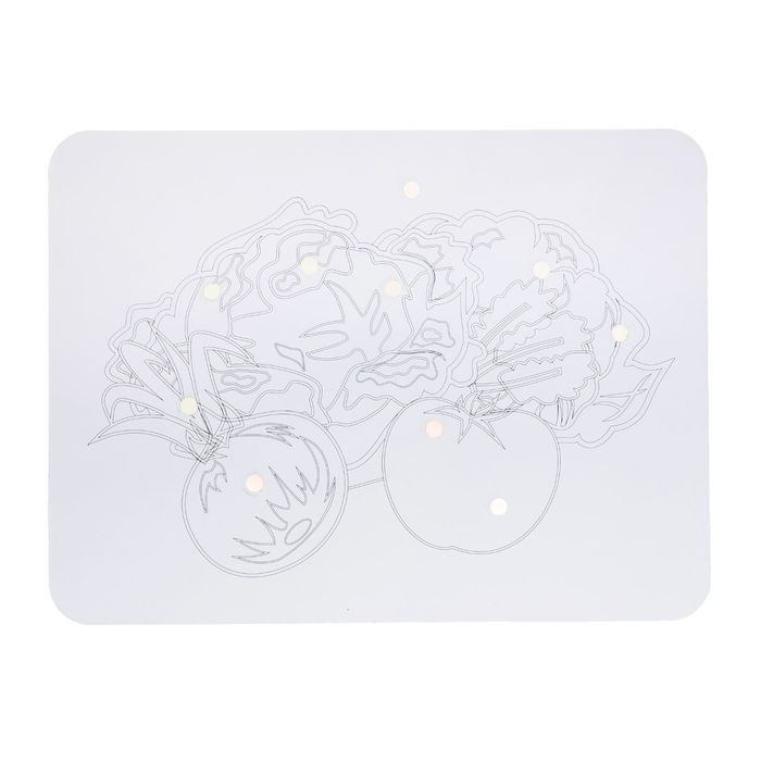 Шнуровка-раскраска "Огород.Помидор+Лук", поле+2 эл.