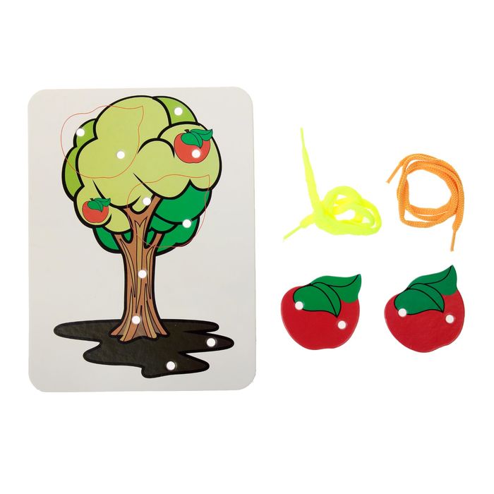 Яблоко в 2 месяца. Деревья с яблоками 2d. Развивающая игра два дерева. Игровое поле яблоки на дерево вешать. Раскраска шнуровка.