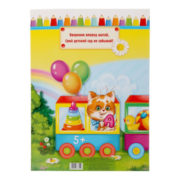 Папка "Выпускник детского сада" с 2-мя файлами