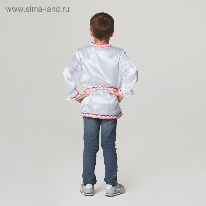 

Русская народная рубаха для мальчика, р-р 64, рост 122-128 см