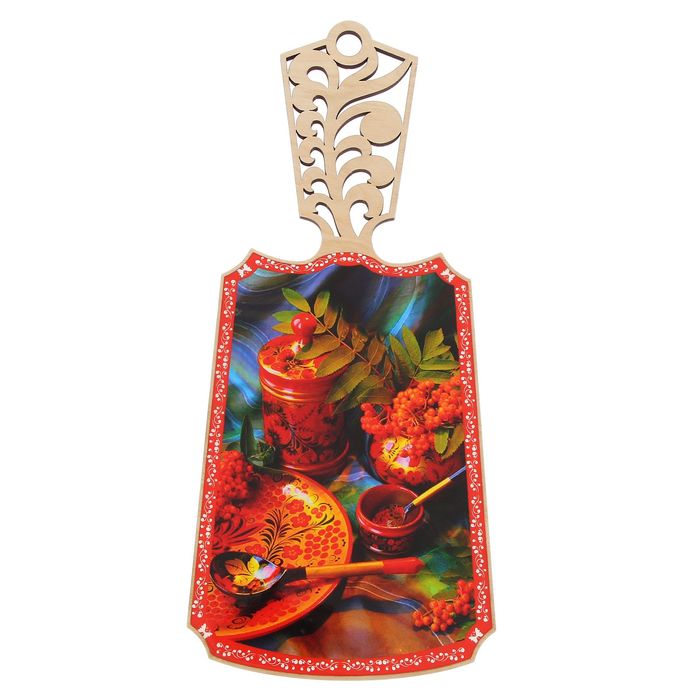 Доска резная "Осенние дары"