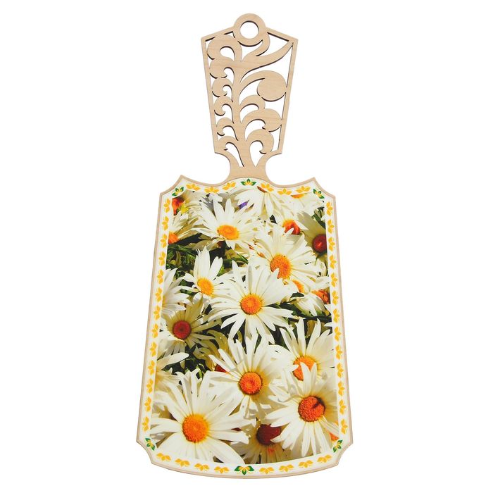 Доска резная "Ромашки"