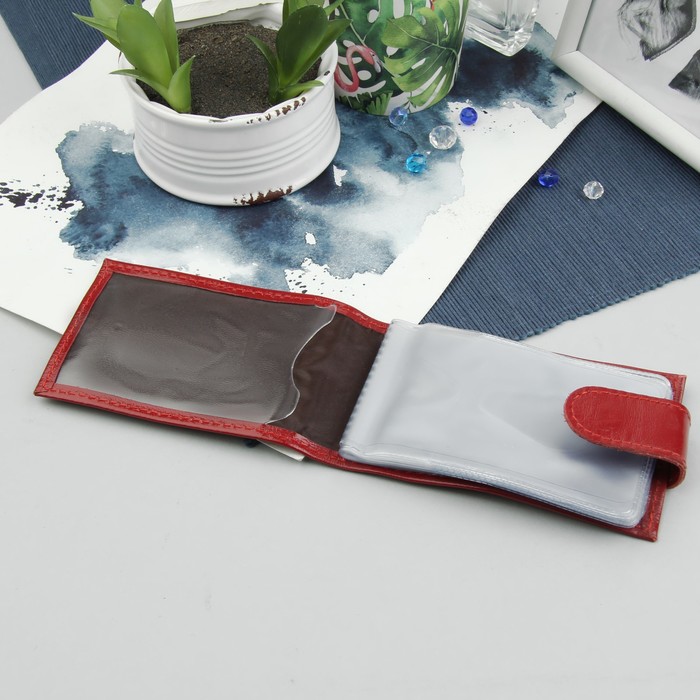 Кредитница, цвет красный матовый