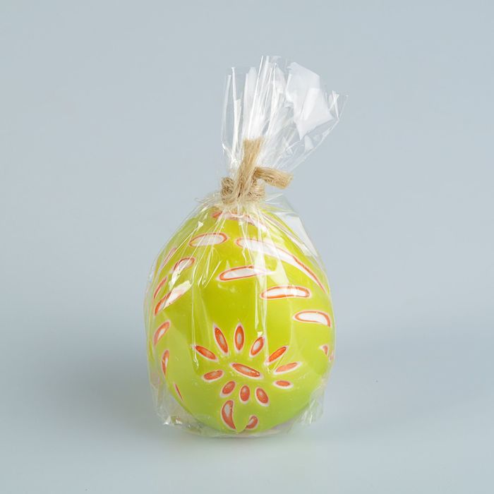 Свеча резная "Яйцо" 6х5см МИКС