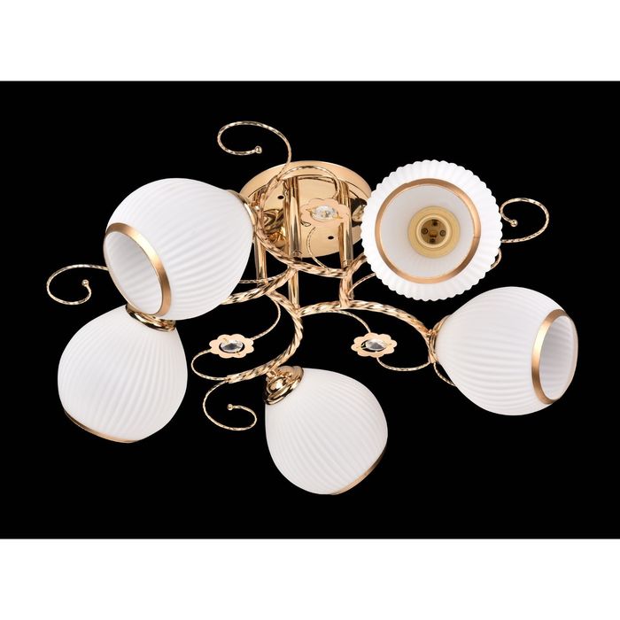 Люстра "Вильсанди" 5 ламп золото E27 60W