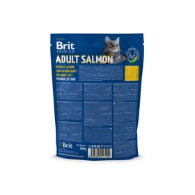 

Сухой корм Brit Premium Сat adult salmon для кошек, лосось, 300 г