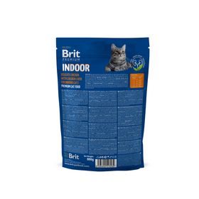 

Сухой корм Brit Premium Сat Indoor для домашних кошек, курица и печень, 800 г