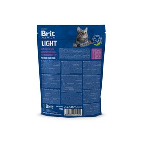 

Сухой корм Brit Premium Сat Light для кошек склонных к полноте, 300 г
